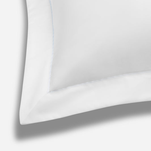 Heritage Oxford Pillowcase - White With White Trim