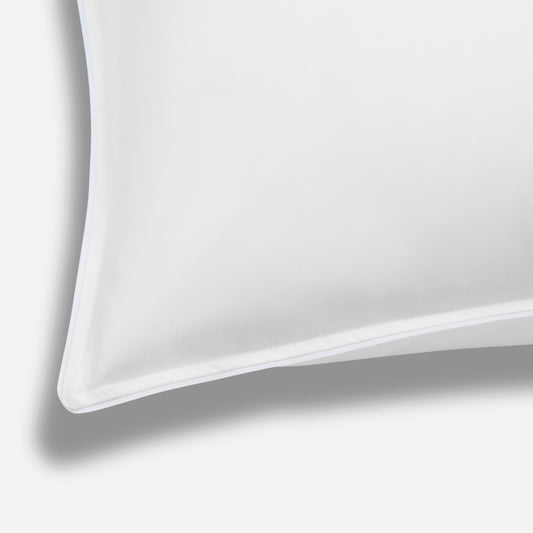 Heritage Pillowcase - White With White Trim