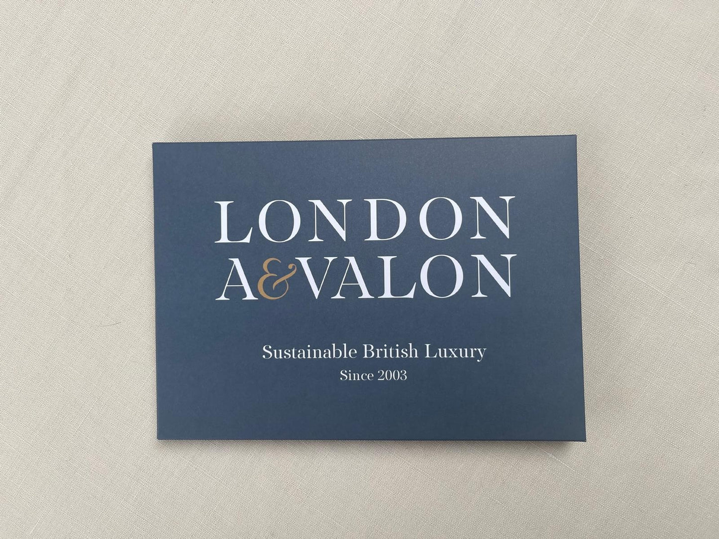 London & Avalon Linen Samples